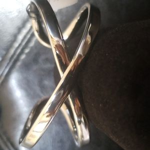 Talbots Criss cross silver cuff
